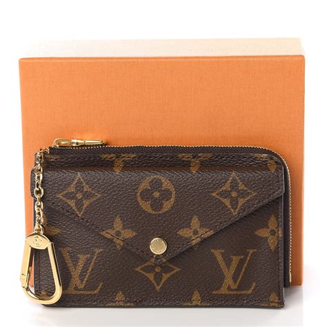 louis vuitton card holder zipper|louis vuitton card holder recto verso.